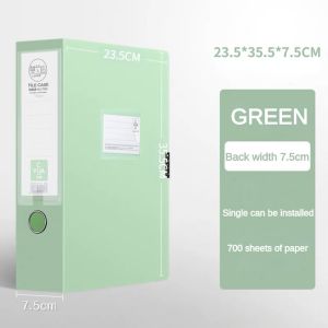 Long Size File Box Folder Organizer Bond Paper Organizer File Case Foldable File Box 23.5X35.5X7.5CM