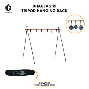 Rak Dhaulagiri - Dhaulagiri Tripod Hanging Rack - Gantungan Peralatan Naik Gunung - Rak Gantungan Alat Masak