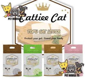 PASIR TOFU CAT LITTER CATTIEE CAT 7 LITER 1 DUS (6PACK)