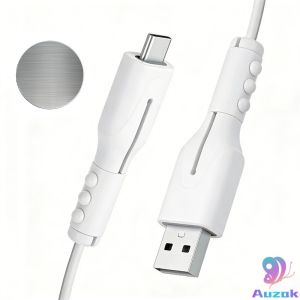 Auzak Soft Silicone Charger Protector/Cable Protector Data Line Cord Protector Magnetic Cable Protector