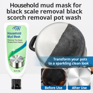 Cleaner Recovery Cleaning Mud Mask Remove Black Scorch Clean Black Scale Rejuvenate a New Pot