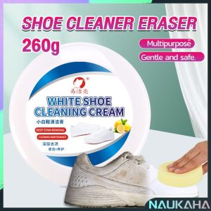 NAU.K 260g Fabric and Leather Shoe Cleaner with Rubber Brush