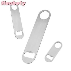 Heabety Mini Durable Beer Bottle Opener Stainless Steel Flat Speed Bottle Cap Opener