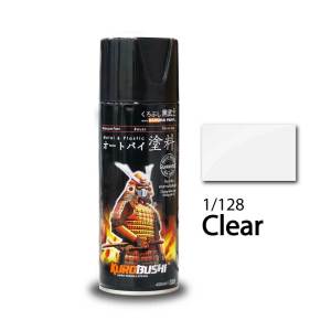 Sơn xịt Samurai Chính Hãng màu Trong - 128 Clear. 400ml.