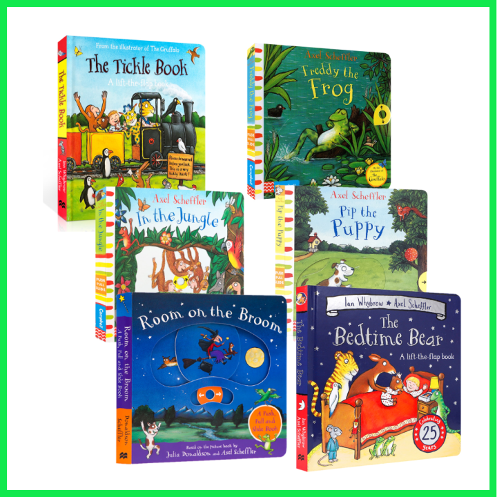 The Gruffalo/ Room on the broom / Freddy the frog, Axel Scheffler's ...