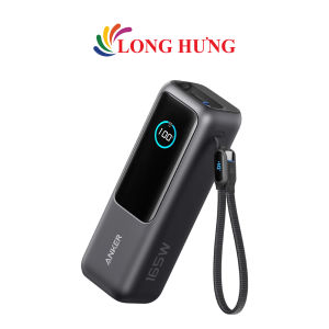 Sạc dự phòng Anker Zolo Power Bank High-Power Multi Device USB-C 165W 25000mAh A1695 - Hàng chính hãng - Sạc nhanh công suất cao 165W dung lượng lớn 25.000mAh thiết kế tiện lợi với cáp USB-C rút gọn tích hợp
