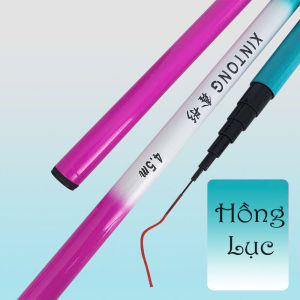 Cần câu tay Hồng Lục câu đơn câu cá giải trí độ cứng 3H CD84