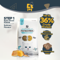 NEW🐱 EZPET【STEP 1 Raw Boost Cat Kibbles 1.6KG - Salmon】Kibble Freeze Dried Cat Food Cat Dry Food Makanan Kucing 猫粮. 