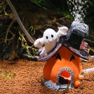 Bể cá nhà quả bí oxygenable trang trí bể cá trang trí nơi trú ẩn hang động Hideaway nhà cho nước ngọt nước mặn