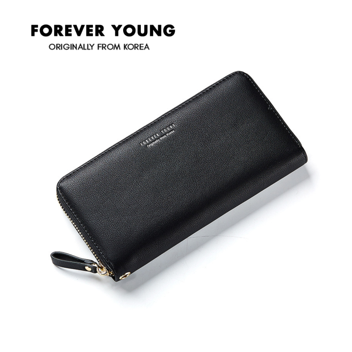 Forever Young Women Long Purse Wallet Woman Dompet Prempuan