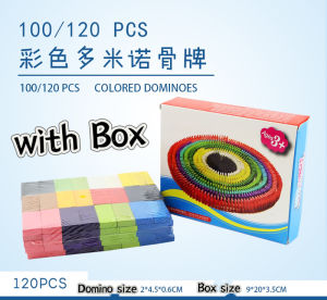 [SG Stock]Real Wooden Domino Blocks Set Building and Stacking Toy Blocks Christmas gift