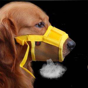 1pc Anti Barking Dog Muzzle for Small Large Dogs Mesh Breathable Pet Dogs Mouth Muzzles Adjustable Nylon Straps Dog Accessories