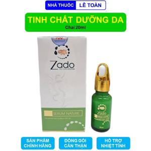 Serum nature Zado giúp da trắng hồng đều màu giảm nám sạm tàn nhang - Chai 20ml