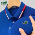 Large Size Embroidery for Men Short-sleeve Business Polo Shirt. 