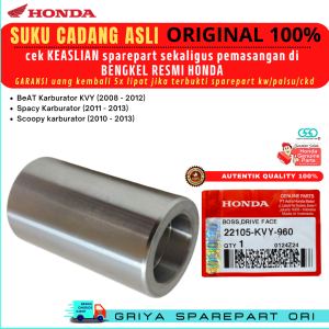 Bosh rumah roller Beat karbu Original HONDA Bos Bushing rumah roller Scoopy Spacy karbu Ori Original AHM HONDA KVY