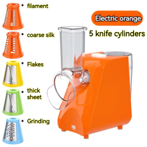 Multifunctional Electric Vegetable Cutter Fruit Slicer Potato Chopper Cheese Grater Machine