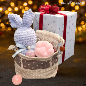 Blu Scents Blissful Bath Christmas Gift- Paw Handmade Soap cleansing
