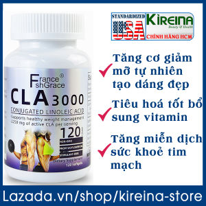 Viên uống tăng cơ giảm mỡ tự nhiên bổ sung năng lượng CLA 1500 mg 120 viên