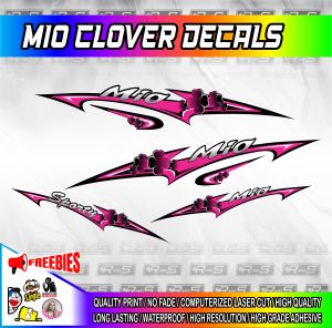 MIO CLOVER DECALS HD PRINT ( MORE COLORS AVAILABLE )