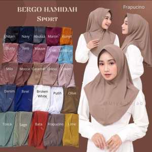 HIJAB BERGO HAMIDAH JERSEY KERUDUNG INSTAN