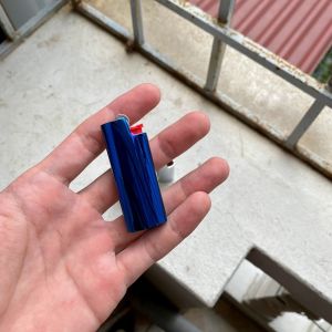 Vỏ Bật Lửa Bic j5 Mini Kim Loại - Tặng Kèm Ruột