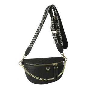 Tas selempang wanita import PU Leather waistbag sling bag premium tas bahu dada 2025