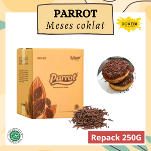 Meses Coklat & Rainbow Nuri Repack 500g 250g 150g / Topping Donat / Sprinkle / Meises Coklat Repack Kiloan Timbangan / Topping Chocolate / Toko Bahan Kue TERMURAH