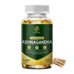 iMATCHME Ashwagandha Extract Capsules Antioxidant Reduces Fat Relieves Stress Improves Sleep Enhances Immunity南非醉茄胶囊改善睡眠