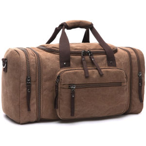 กระเป๋าเดินทางขนาดใหญ่ กระเป๋าสำหรับใช้ค้างคืน วันหยุดสุดสัปดาห์ กระเป๋าที่น่าสนใจ หมดึงล้าง แบบอ่อนเยอรมิก