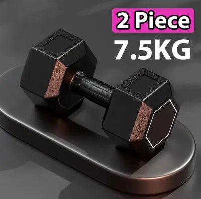 【Local Stock】6KG/10kg15KG Set of Hexagon Premium Dumbbells for Sport Gym Fitness Exercise Weight Training Equipment
