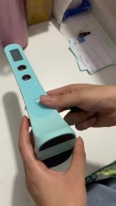 Ultrasonic Stadiometer Height Measuring Device Handheld Measuring Instrument Rule Sensor Monitor Machine For Kids And Adults