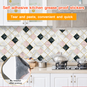 Kitchen Stickers  Tabletop Stickers  High Temperature Resistant Film  Waterproof Stickers