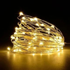 2M Nhân Tạo lá thục quỳ Nho quả mọng đỏ cây mây giáng sinh DIY Vòng Hoa Vòng Hoa Cây giáng sinh Treo đồ trang trí nội thất Với 3M Đèn dây
