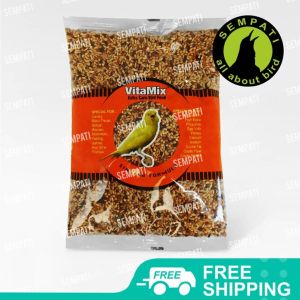 SEMPATI Vitamix Phoenix New Pakan Burung Kenari Vitamix Kenari Biji Canary Seed Campur Makanan Kenari Finch Blckthroat Parkit Falk Dll VMIXCN
