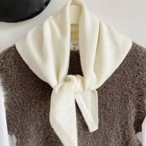 MYTHIS Warm Wool Knitted Scarf Breathable Multi-functional Triangular Scarf Fashion Women Shawl Winter