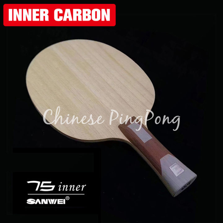 Bois Sanwei F1 Arylate Carbon - Raquette Ping-pong Avec Housse Misterping - Occasion