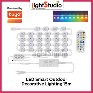 【NEW】Raya Decoration Tuya Led Outdoor Lighting 15M RGB l  Waterproof l Music Sync & Can Voice Control