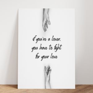 BerkahSaluyu-Poster Kayu Hiasan Dinding Quotes Aesthetic Wall Décor LP
