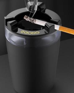 ALIA - Asbak Rokok Portable Bahan Dove Dengan Tempat Tampungan Air
