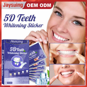 cod5D Whitening Teeth Stickers Gel Whitening Strips Stain Removal Oral Hygiene Care Strip Dental Bleaching Fresh Breath Brighten