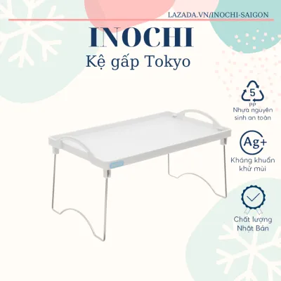 Kệ gấp Inochi Tokyo (hai chân xếp gọn cấu tạo chắc chắn chịu lực tốt)