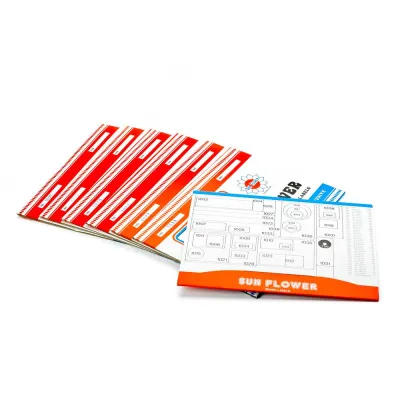 Sunflower Self Adhesive Sticker White Label