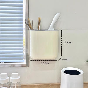 ที่เก็บมีดติดผนัง ที่เก็บมีด กล่องเสียบมีด ที่เก็บมีด พร้อมช่องแบ่ง อเนกประสงค์ ที่เก็บช้อนส้อม ผู้ถือมีดสไตล์มินิมอล ชั้นวางเคาน์เตอร์ครัว ไม่ต้องเจาะ