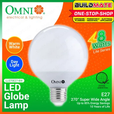 Buildmate x OMNI LED G70 Globe Lamp 8W LLG70E27-8W