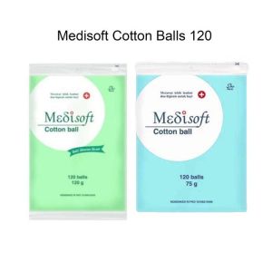 [ BISA COD ] Medisoft Kapas Bola Cotton Ball 120 pcs / kapas bulat / lembut KAPAS BOLA MEDISOFT COTTON BALL
