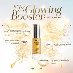 SERUM LUMINOUS MS GLOW / LUMINOUS GLOWING SERUM - Membantu Memperbaiki Kulit Belang - Booster Zat Aktif