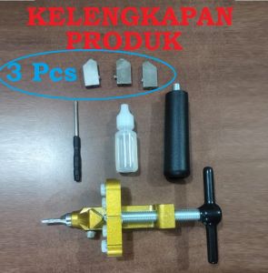 Pisau Roller Pemotong Kaca Ubin Keramik Glass Cutter Manual Tebal 3-15mm