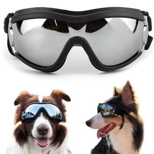 JNFGTV Adjustable Strap Dog Sunglasses Breathable Anti-Fog Pet Glasses Easy To Wear Waterproof Dogs  Travel