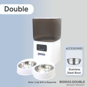 WaggyWaggy Smart Food Feeder HD Camera Cat Dog Dispenser Wifi App Control 宠物智能自动喂食器 BO0033