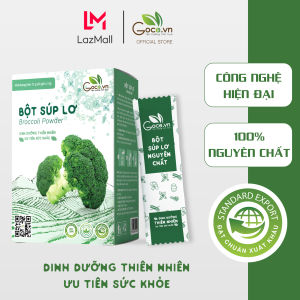 Bột súp lơ nguyên chất Goce (Bông cải xanh) - 72g (24 gói x 3g)
